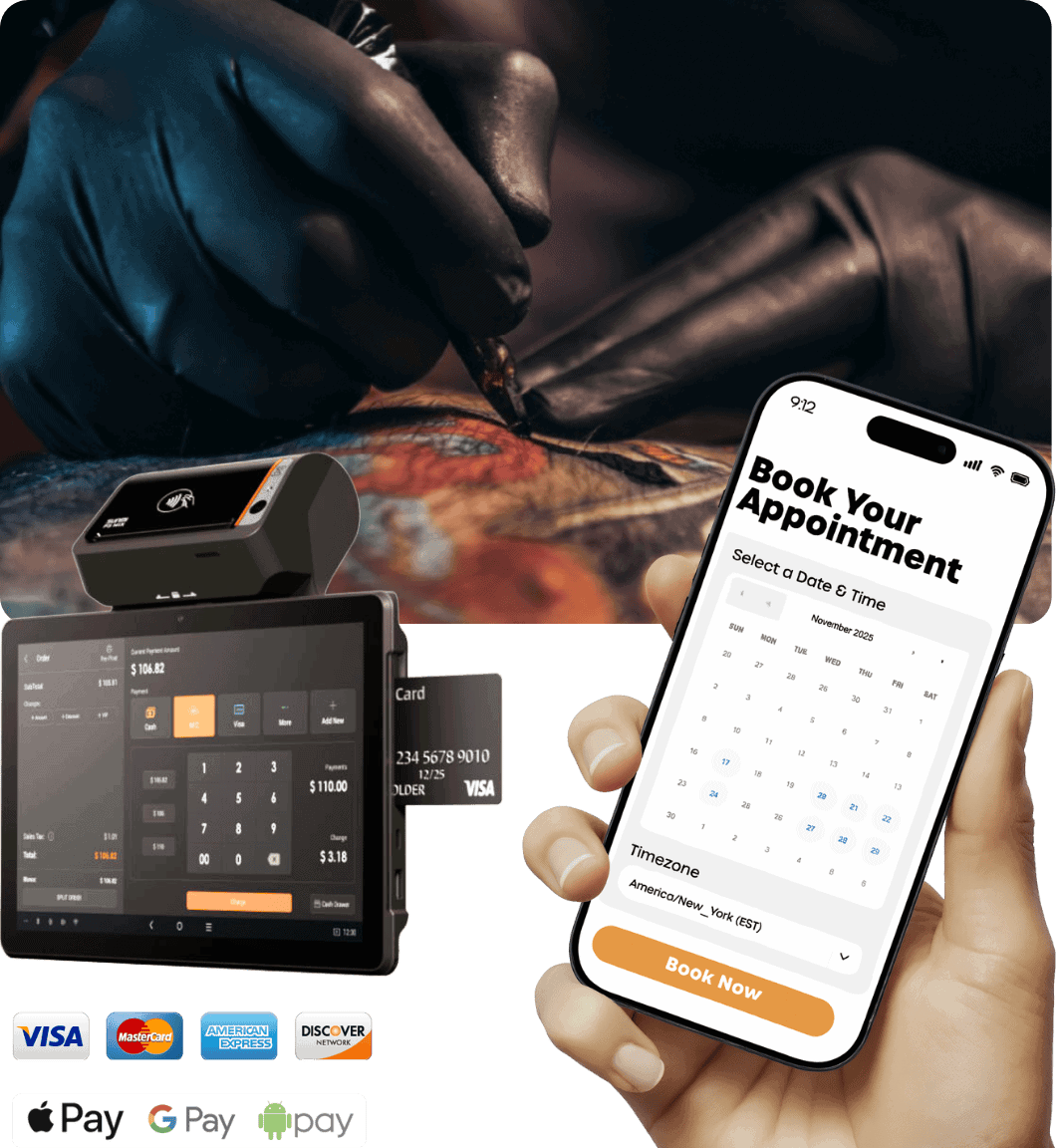 tattoo studio appointment scheduling